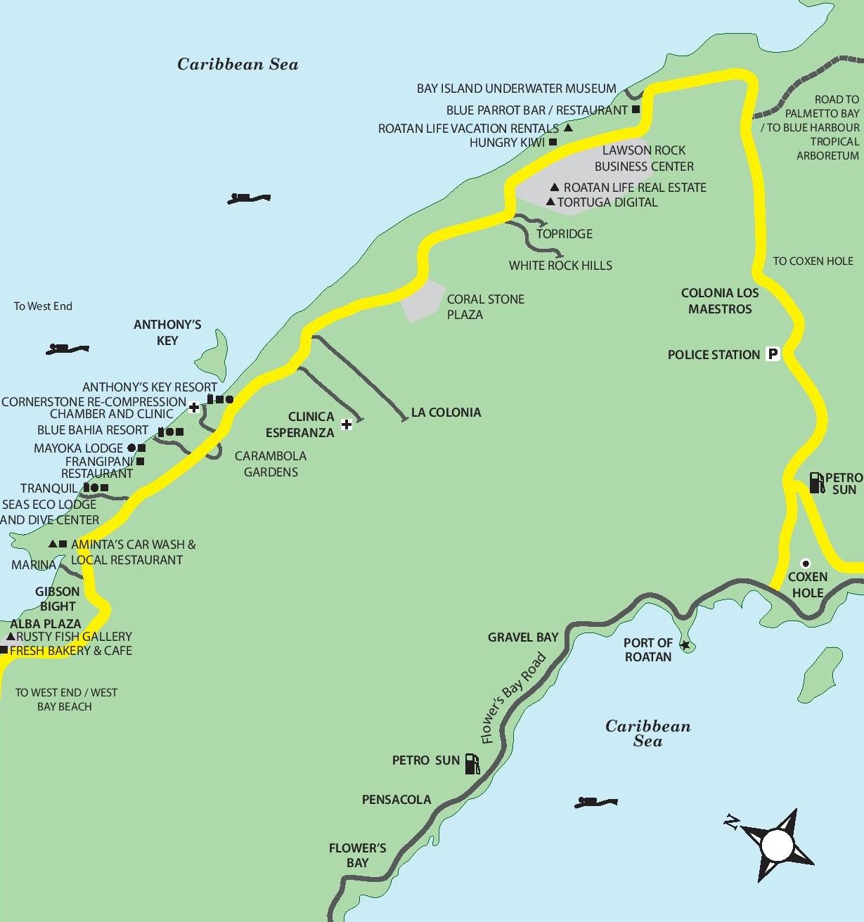 SANDY BAY - ROATAN, registered office