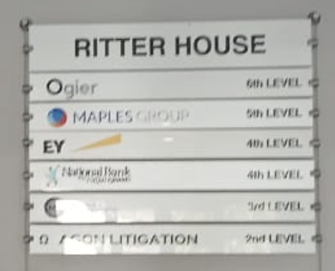 Ritter House building directory: Ogier, Maples Group, EY and other occupiers by floor